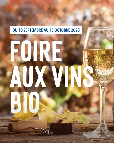 Foire aux vins bio d’automne Foire aux vins bio d’automne